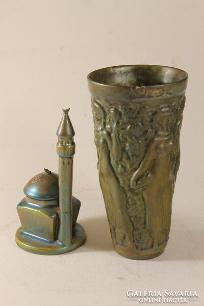 Zsolnay eozin váza és minaret 188