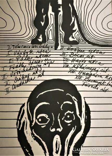 István Gyúró: Budapest '80 poster design