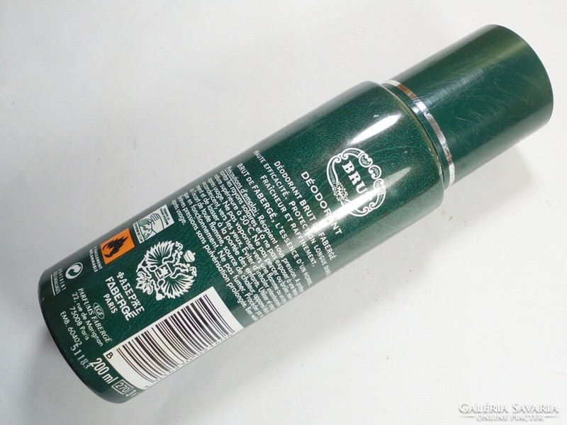 Retro brut deodorant deodorant spray bottle - fabergé paris - from the 1980s