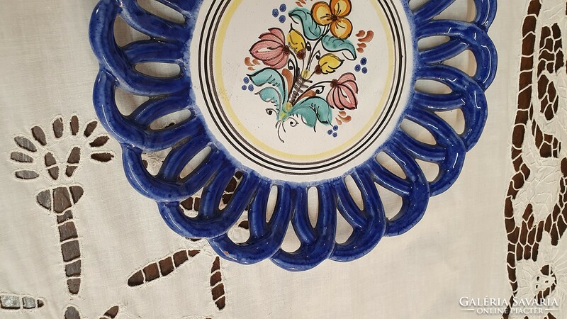 Kaposvári kerámia, fali tányér. 24 cm. átmérő.