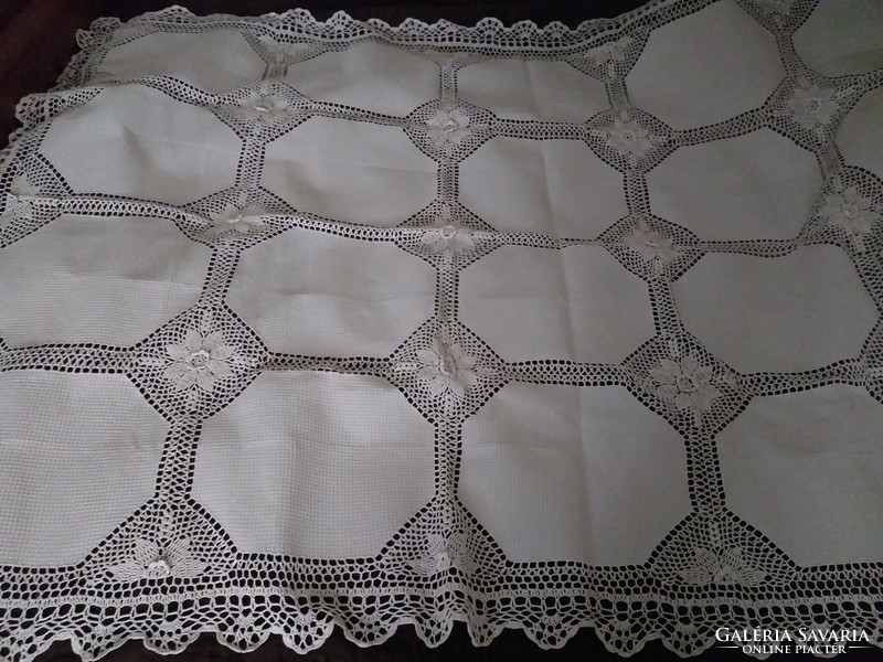 150X220cm beautiful hand crocheted tablecloth