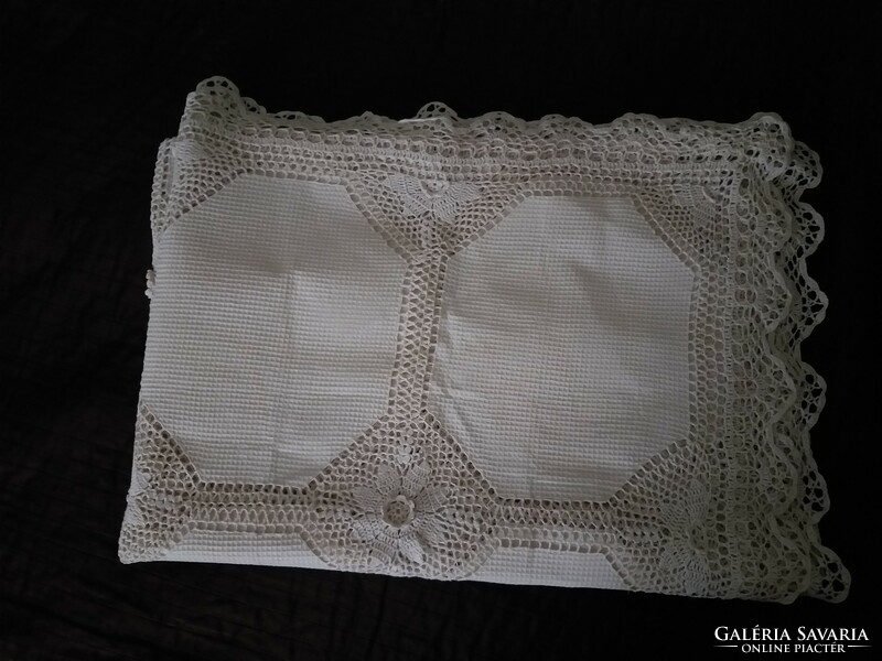 150X220cm beautiful hand crocheted tablecloth
