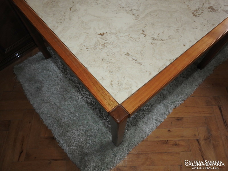 Marble table - coffee table with marble / granite insert