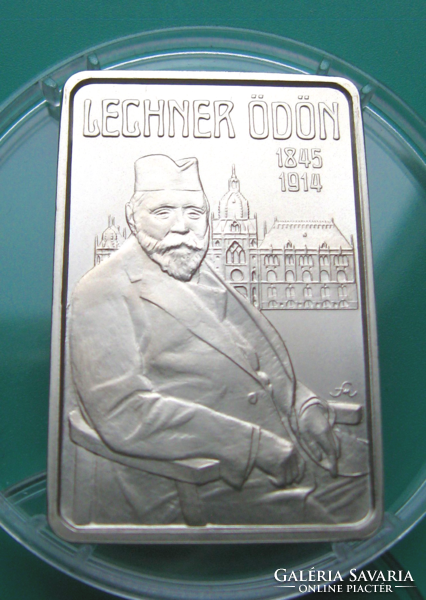 2014 - Ödön Lechner - 2000 ft non-ferrous metal commemorative coin - in capsule, with certificate