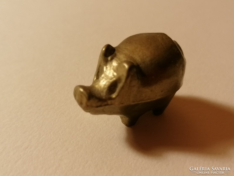 Copper lucky pig mascot 17.