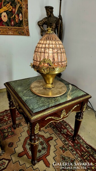 Empire basket table lamp - bedside lamp - reading lamp