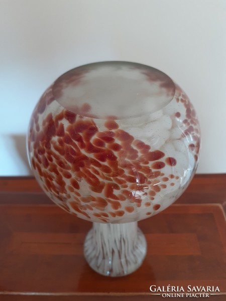 Retro muránói üveg váza régi üvegváza