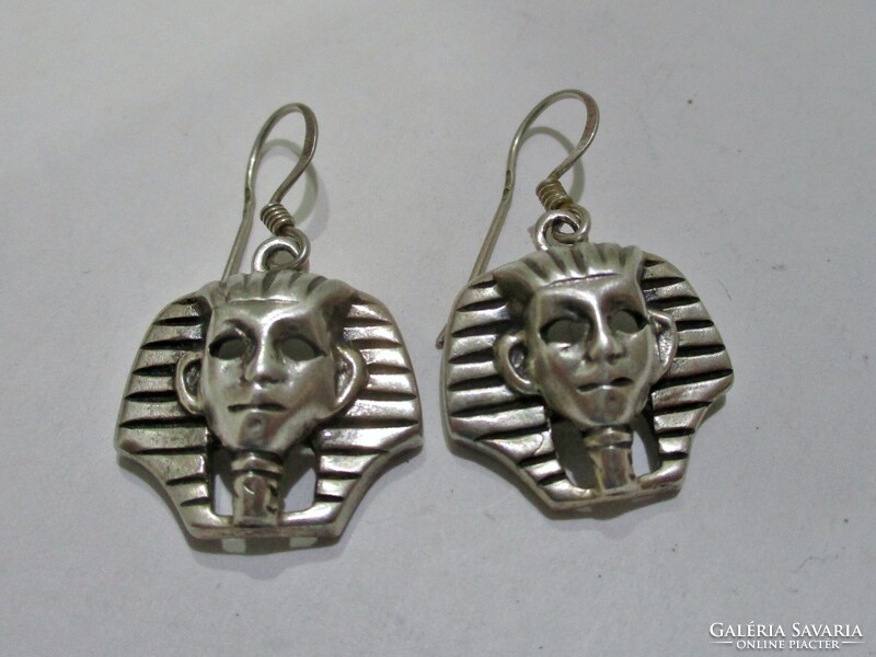 Csodaszép régi egyiptomi ezüst fülbevaló