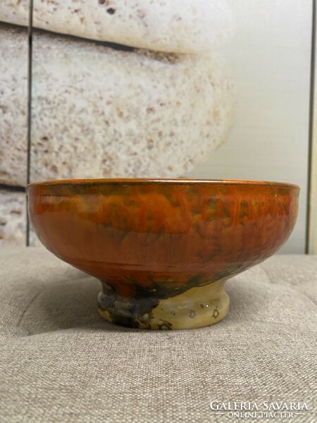 Mihály Béla ceramic ikebana bowl a32