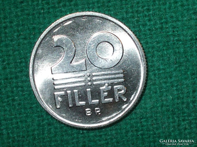 20 Filér 1988 ! It was not in circulation! Greenish!