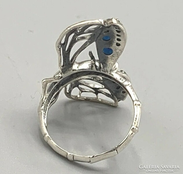 Szitakötōs sterling ezüst gyűrű, 925  - új 56 mèret
