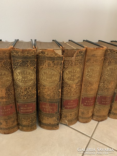 Pallas Nagy Lexikon I-XVIII teljes sorozat Gottermayer Nándor Könyvkiadó 1893-1904