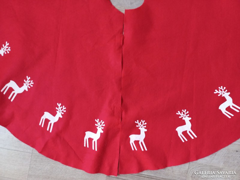 Reindeer Christmas tree base blanket tablecloth