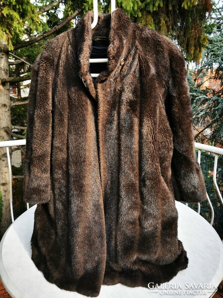 Italian faux fur coat
