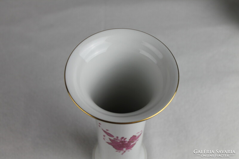 Herend Appony pattern vase purple 24 cm