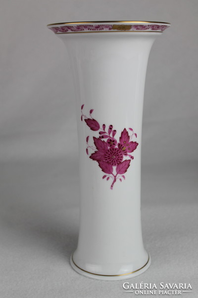 Herendi  Apponyi mintás váza purpur 24 cm