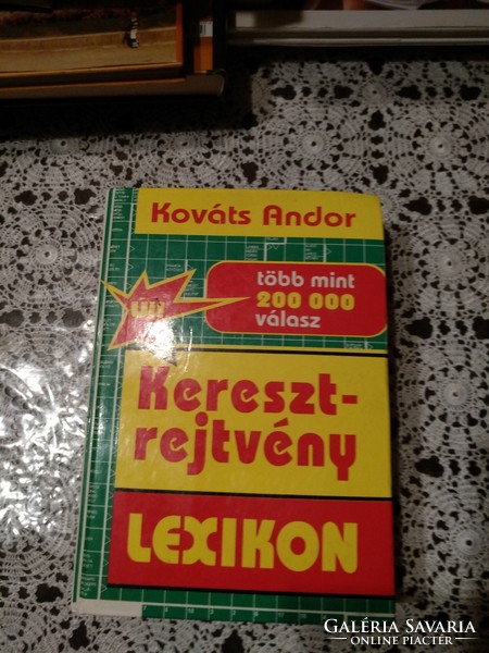 Andor Kováts: crossword lexicon, negotiable