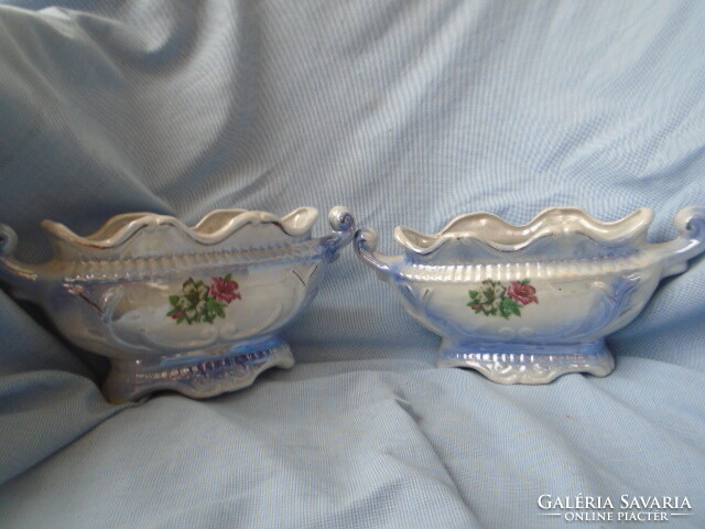 A pair of flawless German jardanier porcelain