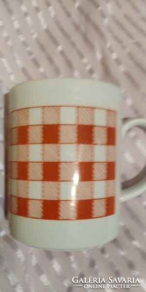 Zsolnay checkered nostalgia cup