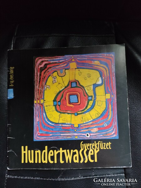 Hundertwasser- gyerekfüzet -kiállítás kisérő.