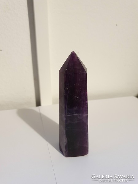 Fluorite mineral obelisk