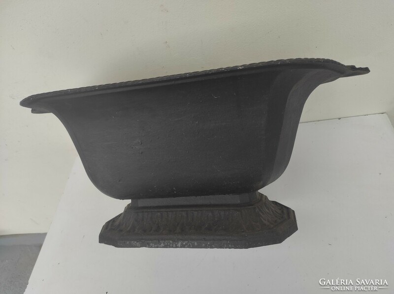 Antique coal holder stove heavy cast iron log holder next to the fireplace 821 6307