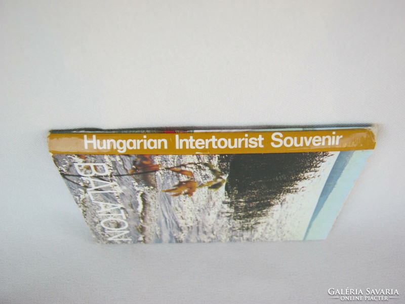 Balaton memorial retro advertisement leporello Hungarian intertourist souvenir
