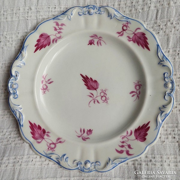 Alt Wien antik bécsi porcelán desszert tányér 1847 biedermeier időszakból hibátlan állapotban