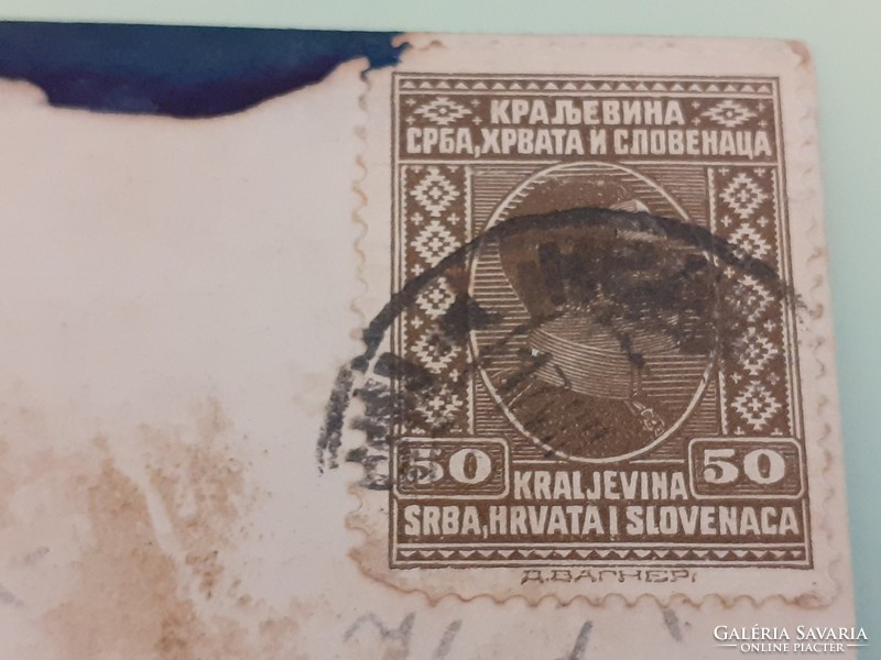 Régi képeslap 1931 Novi Sad Újvidék Duna utca fotó levelezőlap