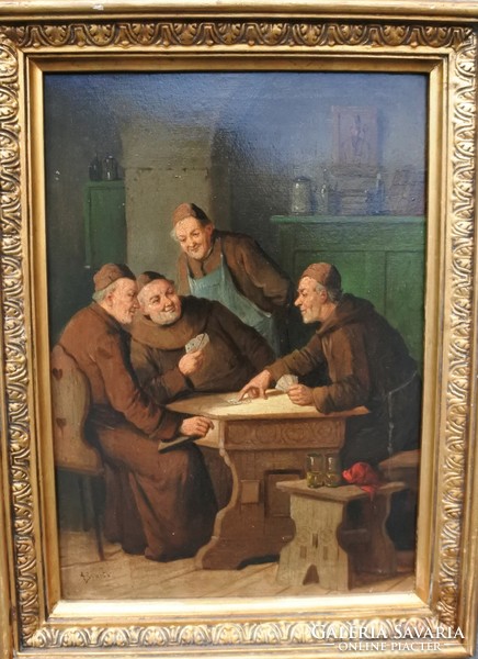 A. Scarto: kártyázó szerzetesek