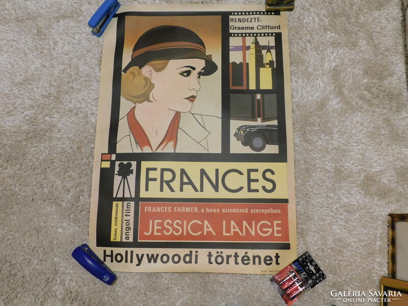 Filmplakát,Frances,1982.amerikai film