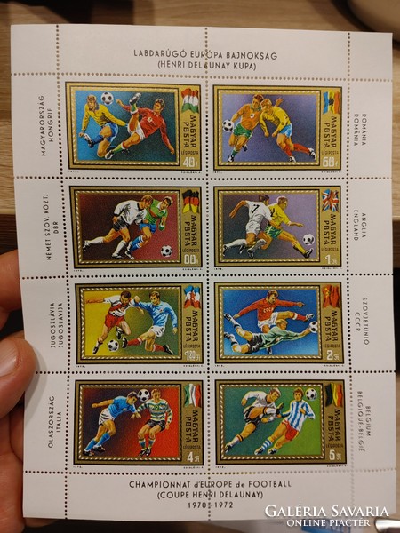 European football championship stamp series postal clerk