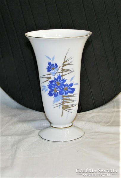 Herend mallow vase - 19 cm