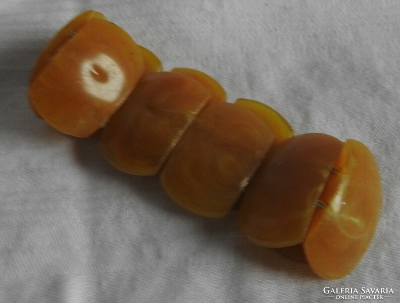 Amber look bracelet (rubber)