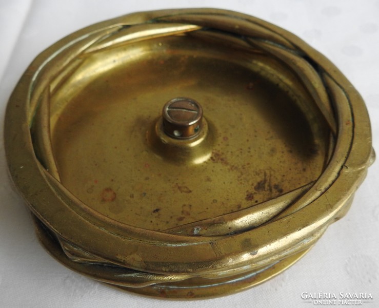 Art Nouveau copper bowl