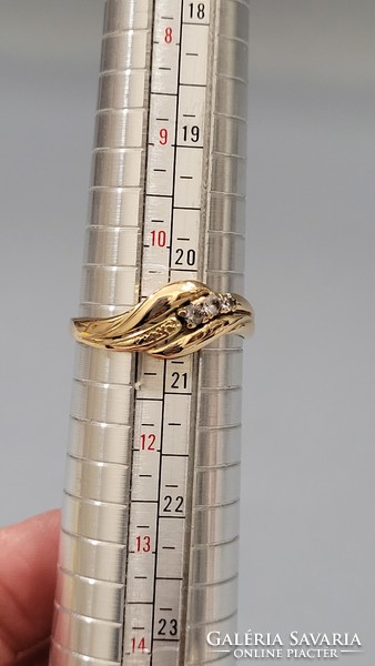 14 K arany gyűrű 2,58 g