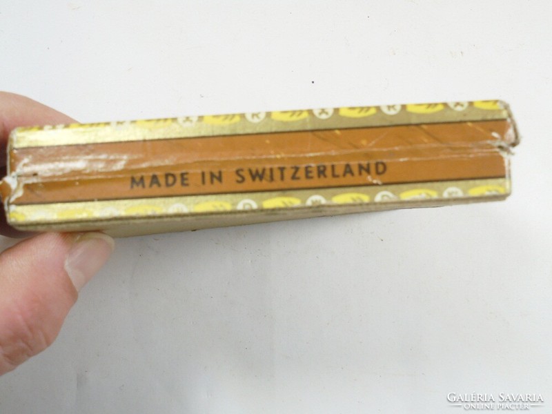 Retro régi 20 rössli carino- Rössli Carino szivarka doboz cigi cigaretta Svájc papírdoboz