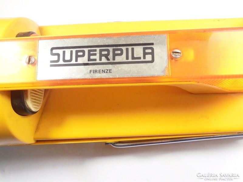 Régi retro Elemlámpa - SUPERPILA FIRENZE- 1980-as évekből