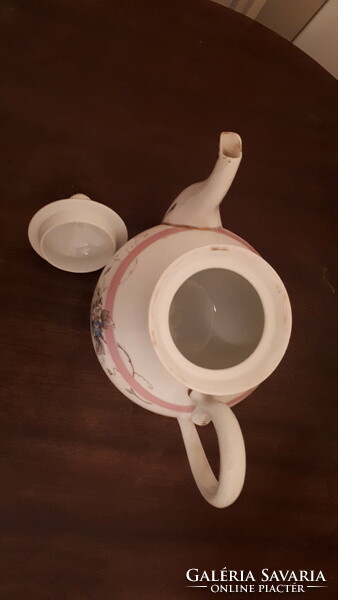 Szecessziós teáskanna porcelán