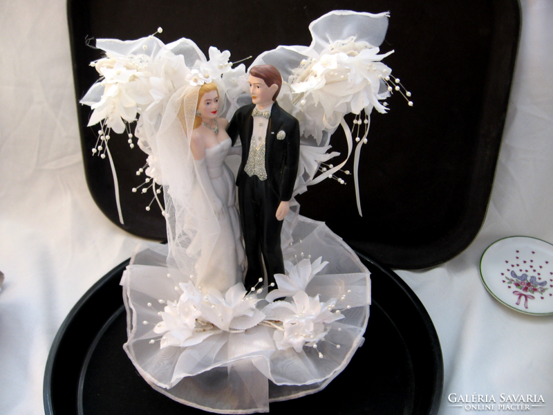Wedding, wedding cake ornament bride, groom