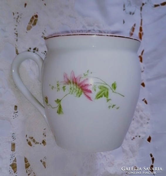 Large, old, floral mug 8 dl!