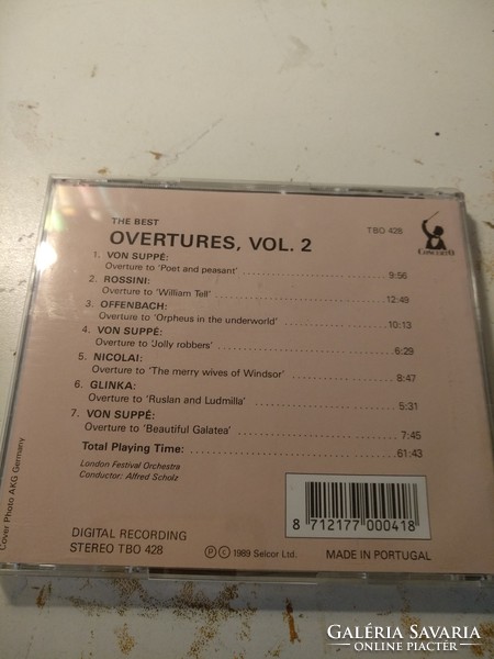 The best of overtures -nyitányok - 2. Volume, cd. ajánljon!