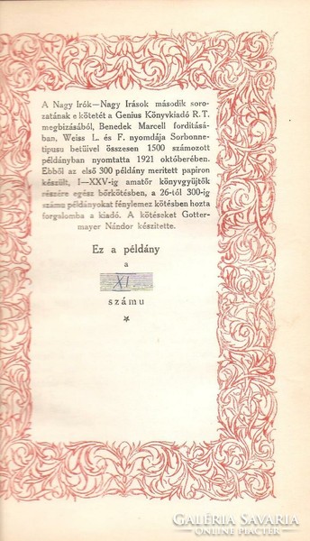 De Laclos: Veszedelmes Viszonyok I-II.  1921