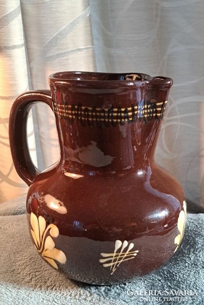 Large ceramic jug. Size: 20 cm. Beautiful, flawless condition.
