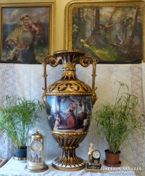 115 cm. klasszicista stil váza / Italia.