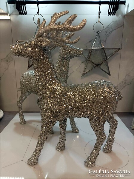 Christmas glitter deer