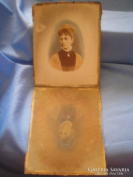 MÚZEÁLIS SOLFERINÓI CSATA HŐSÉNEK FELESÉGE Dagerrotípia 1859 kortörténeti ritkaság üveglapok között
