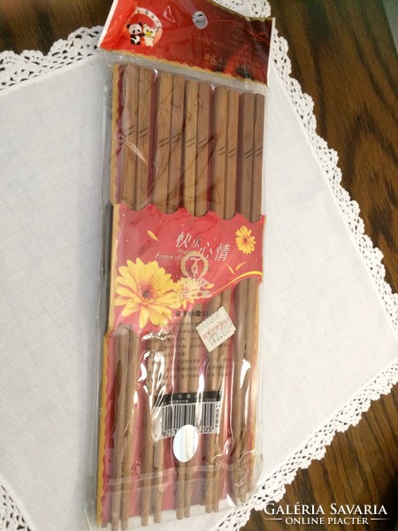 Wooden quality chopsticks set (10 pairs)