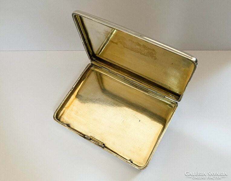 Late art deco silver cigar(s) holder, special, new condition.