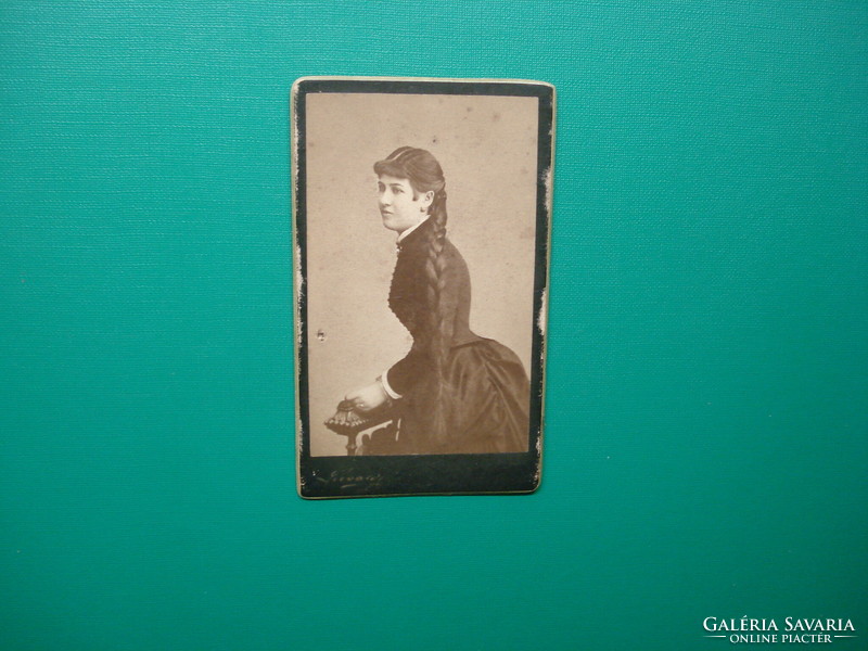 Business card, antique photo